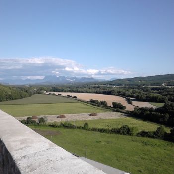 Arts numériques intitulée "Paysage de la Drôme" par Axelle Perrève, Œuvre d'art originale