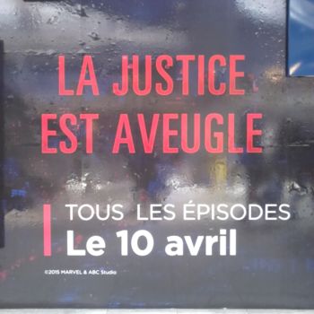 Arts numériques intitulée "La justice est aveu…" par Axelle Perrève, Œuvre d'art originale