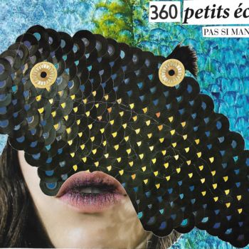 Collages titled "360 petits écarts p…" by Axelle Ravache, Original Artwork, Collages