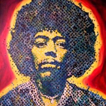 Painting titled "Are you experienced." by Geoffrey Cervantes/Axis, Original Artwork, Oil