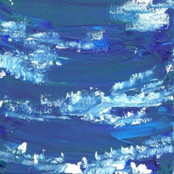 Peinture intitulée "above the water" par Ayano May, Œuvre d'art originale, Gouache