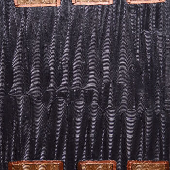 绘画 标题为“Pointes de lances” 由Ayel, 原创艺术品, 丙烯 安装在木质担架架上