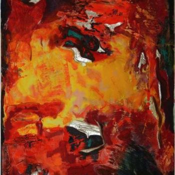 Pittura intitolato "Lave" da Ayel, Opera d'arte originale, Olio