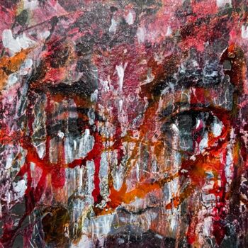 Картина под названием "201" - Ayhan Çeli̇K, Подлинное произведение искусства, Акрил Установлен на Деревянная панель