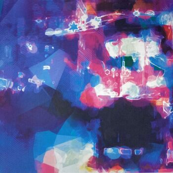 Grafika cyfrowa / sztuka generowana cyfrowo zatytułowany „Mavi” autorstwa Ayhan Çeli̇K, Oryginalna praca, Malarstwo cyfrowe Z…