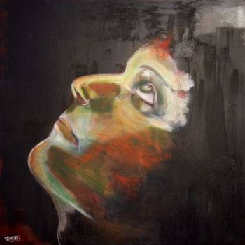 Painting titled "SANS_TITRE.JPG" by Marie Ayissi, Original Artwork, Acrylic