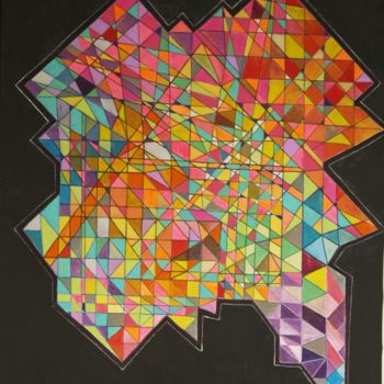 「patchwork」というタイトルの絵画 Aylaによって, オリジナルのアートワーク, アクリル