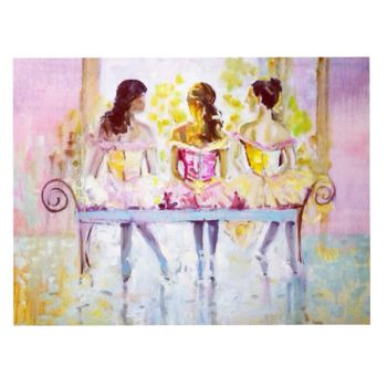 Painting titled "Ballerinas. Entract…" by Aylin Grushovenko, Original Artwork