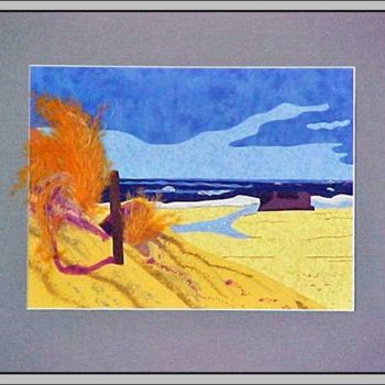 Картина под названием "Dune" - Aymeric Noa Artiste Peintre, Подлинное произведение искусства, Масло