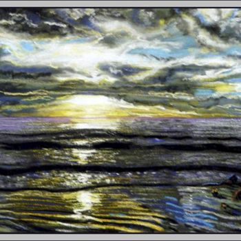 Pittura intitolato "Après l'orage / Aft…" da Aymeric Noa Artiste Peintre, Opera d'arte originale, Olio