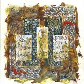 Painting titled "Letters and Eternit…" by Aynurky, Original Artwork
