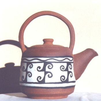 Artigianato intitolato "teapot1.jpg" da Yamopub, Opera d'arte originale