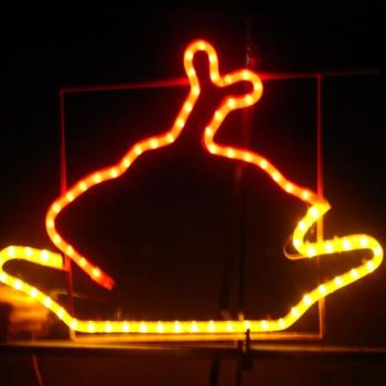 Artigianato intitolato "poulet.JPG" da Yamopub, Opera d'arte originale