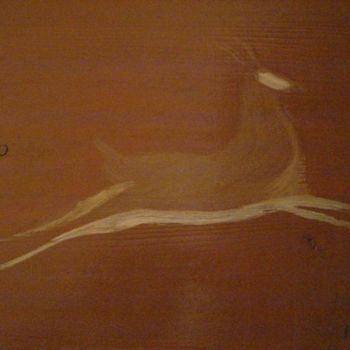 Pittura intitolato "gazelle.JPG" da Yamopub, Opera d'arte originale
