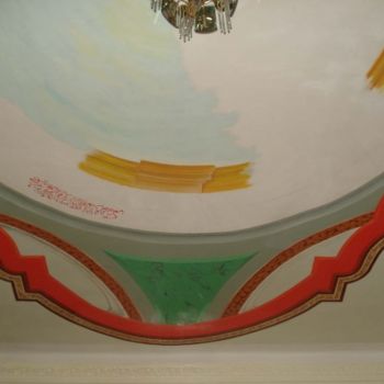 Pittura intitolato "mon_plafond.JPG" da Yamopub, Opera d'arte originale
