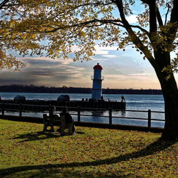 Photographie intitulée "quai de lachine" par Khelaf Fares Ayouni, Œuvre d'art originale