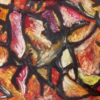 Pintura intitulada "Emotional Regression" por Aytac Sisman, Obras de arte originais, Óleo