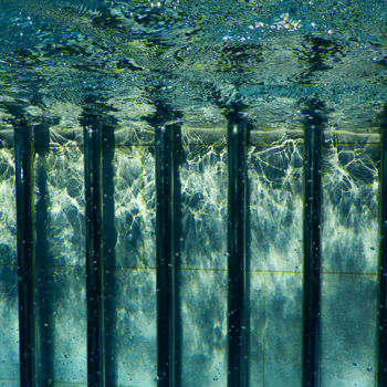 Photography titled "The Swimming Pool -2" by Laura Galinier (Azalé Photo), Original Artwork
