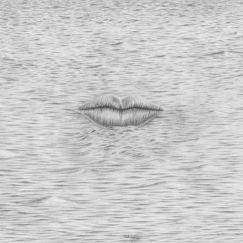 Dessin intitulée "Тишина молчания" par Azat Gm, Œuvre d'art originale, Crayon