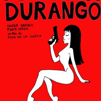 Dibujo titulada "Perdita Durango" por Azathoth, Obra de arte original, Lápiz