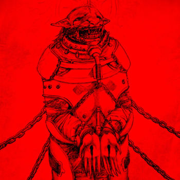 Dessin intitulée "Martyr" par Azathoth, Œuvre d'art originale, Crayon