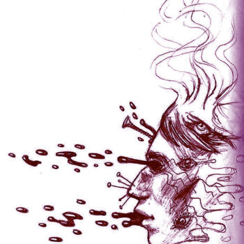 Drawing titled "Wise man" by Azathoth, Original Artwork, Pencil