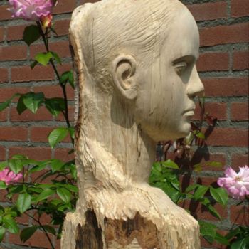 Sculpture titled "portrait of the girl" by Azeriman, Original Artwork