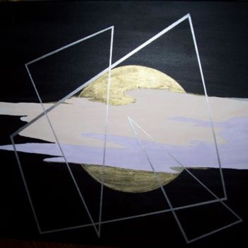 Painting titled "espace" by Azerty, Original Artwork