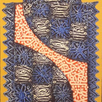 Malarstwo zatytułowany „S'en tirer 3” autorstwa Aziz Ayachine, Oryginalna praca, Pigmenty