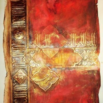 Malerei mit dem Titel "orientale" von Aziz Kacimi El Hassani, Original-Kunstwerk, Öl