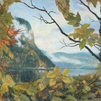 Peinture intitulée "Rêve d'automne au S…" par Azucena, Œuvre d'art originale, Huile