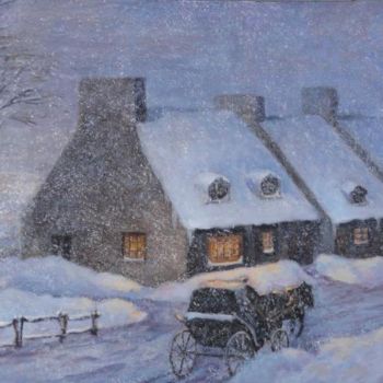 Painting titled "Sortilège (le Mardi…" by Azucena, Original Artwork, Oil
