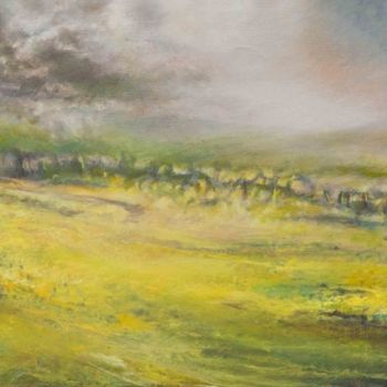 Painting titled "PAYS BASQUE." by B. Alexis, Original Artwork, Oil