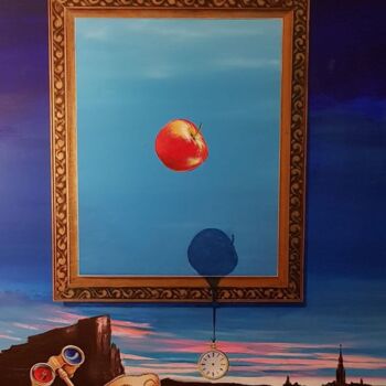 Painting titled "Gravity" by Dr B Kandar, Original Artwork, Acrylic