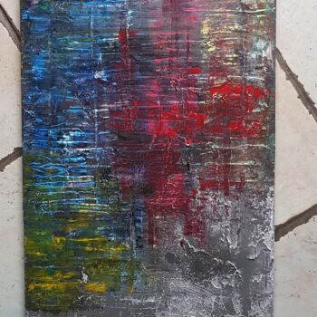 Painting titled "ABSTRAIT" by B.L, Original Artwork, Acrylic