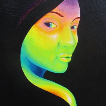 Painting titled "multicolor" by B Noel, Original Artwork, Acrylic