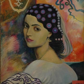 Peinture intitulée "Кристина" par Samuel Baal, Œuvre d'art originale