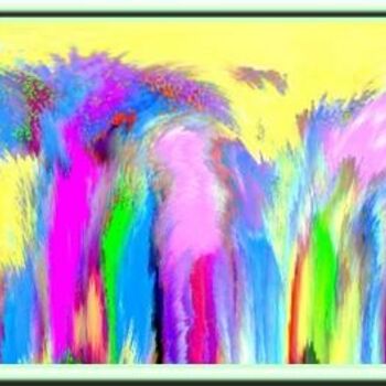 Digital Arts titled "Feu d'artifices" by Ferial Baba Aissa, Original Artwork