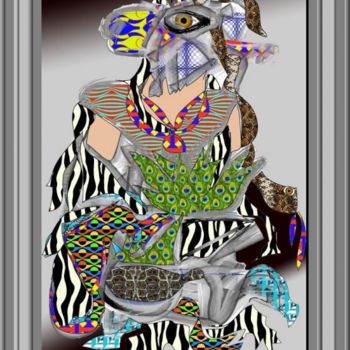 Arts numériques intitulée "LE MYSTIQUE" par Ferial Baba Aissa, Œuvre d'art originale