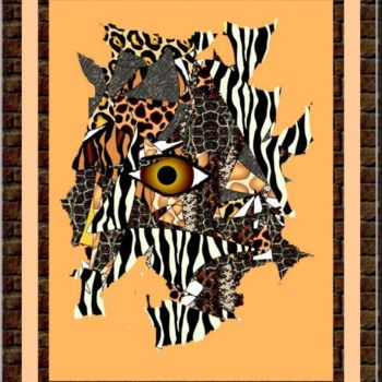 Arte digital titulada "LUMIERE  AFRICAINE" por Ferial Baba Aissa, Obra de arte original