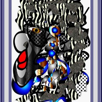 Grafika cyfrowa / sztuka generowana cyfrowo zatytułowany „PARFUMS DU SUD” autorstwa Ferial Baba Aissa, Oryginalna praca