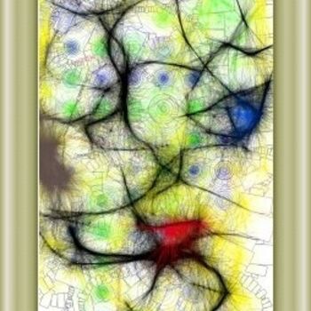 Digital Arts titled "Neurones" by Ferial Baba Aissa, Original Artwork