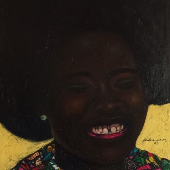 Pintura titulada "Peaceful" por Babatunde Bakare, Obra de arte original, Oleo