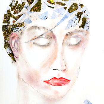 Disegno intitolato "sleeping" da Babett Landsberger, Opera d'arte originale, Pastello