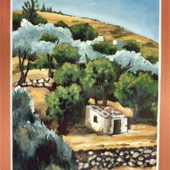 Painting titled "Olive trees" by Koiliar Is, Original Artwork, Other
