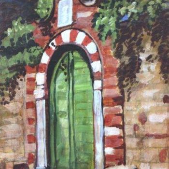 Pintura titulada "Kampos Gate 2" por Koiliar Is, Obra de arte original, Oleo