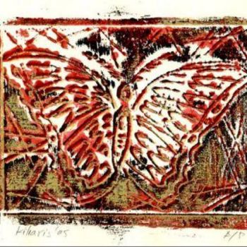 Отпечатки и Гравюры под названием "Butterfly4" - Κοιλιάρ-Ις, Подлинное произведение искусства