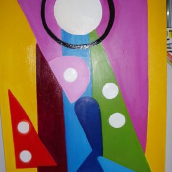 Pintura intitulada "aureole" por Baboune, Obras de arte originais