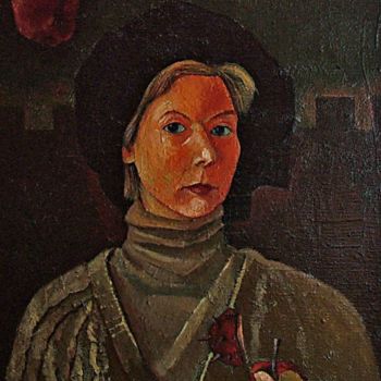 Pintura titulada "Selfportrait" por Svetlana Gavrilova, Obra de arte original, Oleo