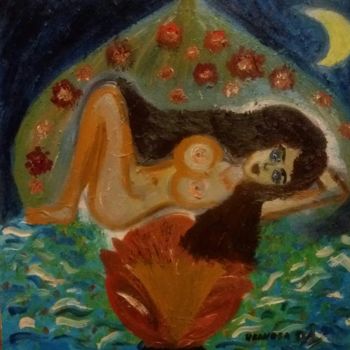 Peinture intitulée "Tenderness (Exclusi…" par Lanissa, Œuvre d'art originale, Huile